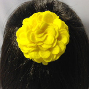 Handmade Carnation Flower Hair Clip Accessory - 2 Flowers