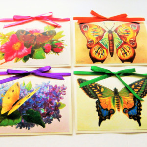 Butterfly Note Cards | Blank Note Cards | Note Card Set | Blank Stationery | Stationery Set | Blank Butterfly Cards | Blank Card Set