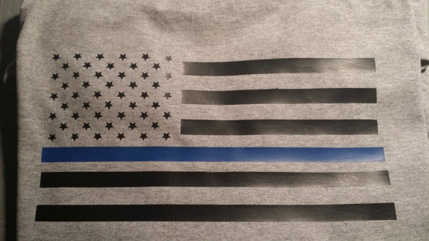 Thin Blue Line Shirt, Unisex, Plus Size Shirt Available, Police Law Enforcement Shirt, Mens Shirts,
