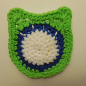Set of 2 Handmade Crochet Blue, Green, White Owl Kitchen Dish / Pot Scrubbie , Nylon Scrubbie ,  os132