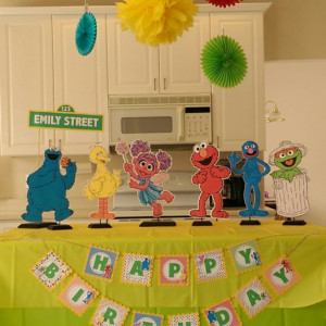 Sesame Street Birthday Banner