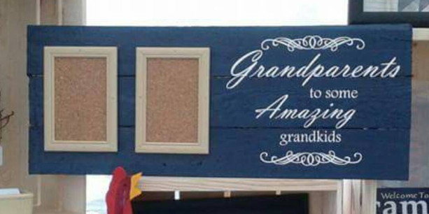 Grandparents sign - Grandma - Grandpa - Gift for Grandparents - Mamaw - Papaw - mama - Papa - Gift - Grandkids - Grandchildren