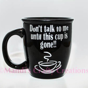 Personalized funny not a morning person humor coffee cup, Father's Day, Holidays, Gifts, coffee Cup, Coffee mug, Coffee, Family, Morning