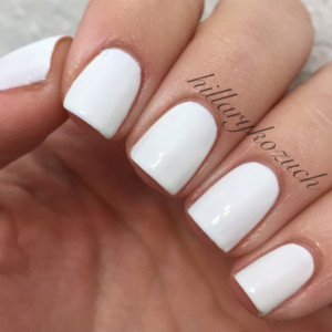Alwhite, Alwhite, Alwhite - White 3-Free Nail Polish - Vegan - Opaque White nail polish