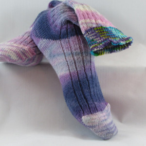 Shades of Purple Hand Cranked Socks-Free Shipping
