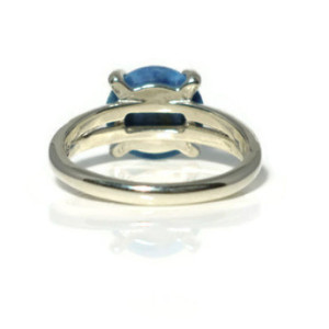 Lapis Lazuli Ring, Denim Lapis, Lapis Lazuli, Solitaire Ring, Statement Ring, Birthstone Ring, Gemstone Ring, Healing Ring, Stackable Ring