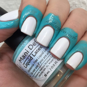 Mani Defender - Liquid Latex for perfect nails - Use for easy clean up of stamping and nail art