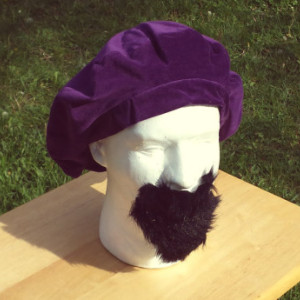 Grand Opening Sale!!!! Purple Velveteen unisex reversible hat