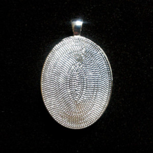 Yin Yang Drop Silver Pendant