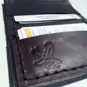 Leather wallet and card holder