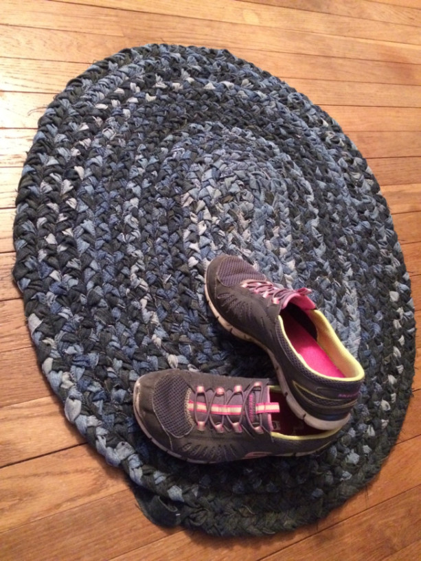 Braided Rag Rug - Upcycled Jeans