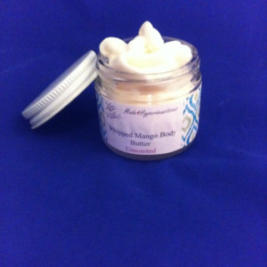 Whipped Mango Body Butter: Organic, Pure, Natural Body Butter Unscented