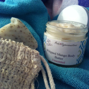 Whipped Mango Body Butter: Organic, Pure, Natural Body Butter Unscented