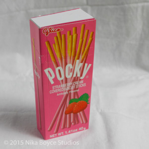Pocky Collectible Handmade Book blank notebook journal diary gift Japan Kawaii Otaku strawberry Glico