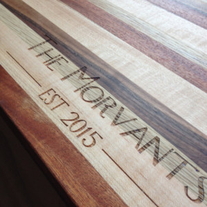 Custom laser engraving - Add to any board in my shop