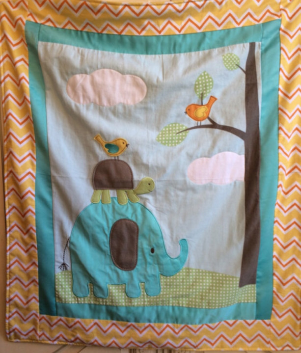 Baby Blanket, Elephant, Turtle, Bird, Monkey and Lions