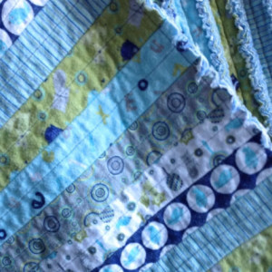 Baby Quilt, Crib Quilt, Car Seat Blanket, Lap Quilt - Soft and Cuddly Jelly Roll