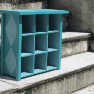 Harlequin Hand Painted Cubby