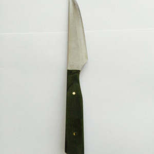 5" Green Micarta Paring knife