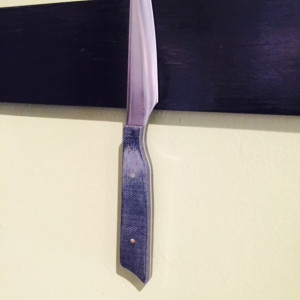 Up cycled Blue Jean Paring Knife