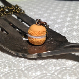 Miniature Goldenrod Macaron Necklace