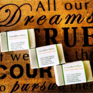 Cucumber Melon Soap 2 for $12