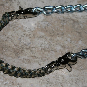 Paracord show collar for goats