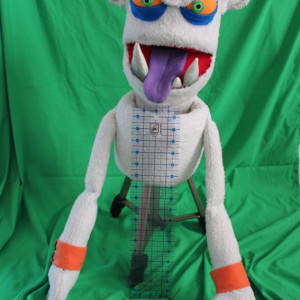 Oleg the Powerful Handmade OOAK Puppet Monster Custom Fun for Everyone half-body