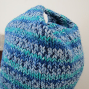 Blue striped cap
