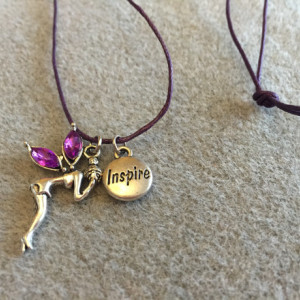 Inspire Purple Fairy Necklace