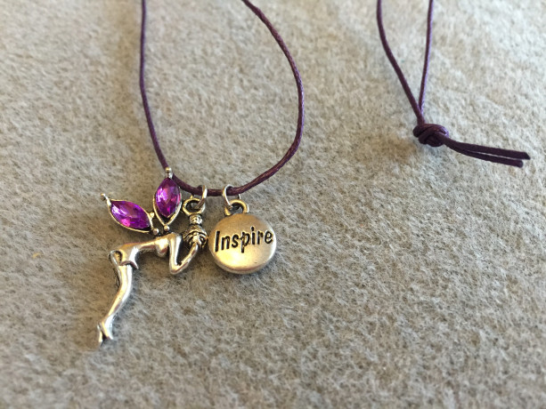 Inspire Purple Fairy Necklace