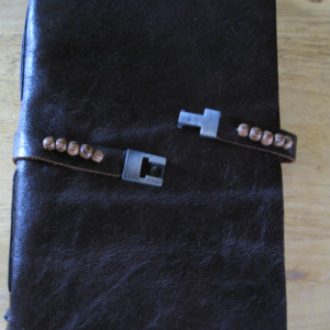 Reddish-Brown Leather Journal/Sketchbook