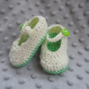 Green Mary Jane Shoes