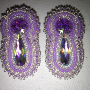Beautiful beaded earrings