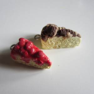Miniature Cheesecake Charm Set (Cherry & Peanut Butter Cup)