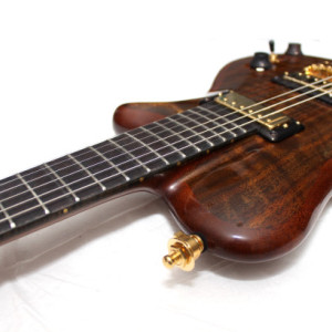 (SOLD) Anu ANAN Figured Walnut Custom Hollow Body Guitar 
