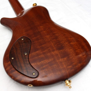 (SOLD) Anu ANAN Figured Walnut Custom Hollow Body Guitar 
