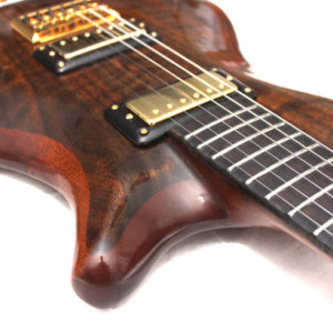 Anu Custom Electric Guitar Figured Walnut ANAN Hollow Body (Resonable offers accepted))