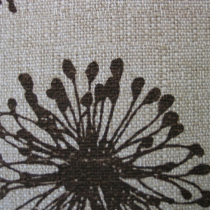 Dandelion cotton canvas fabric iPad mini sleeve cover case