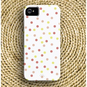 Confetti Barely-There iPhone Case + Optional Monogram
