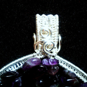 Amethyst Tree Of Life Pendant with FREE Matching Earrings!