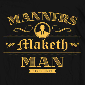 Men's Kingsman "Manners Maketh Man" Hoodie