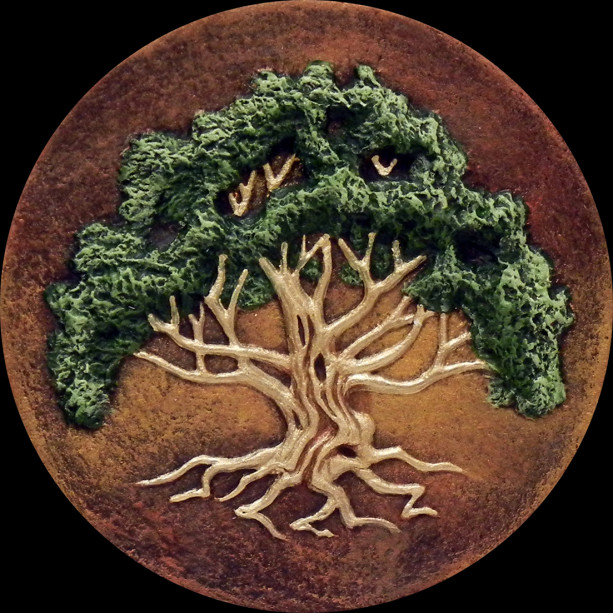 The Meeting Tree - Hand Made Cast Paper By Kevin Dyer - Celtic Spreading Oak