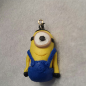 Popular Despicable Me Clay Minion Charm Necklace 