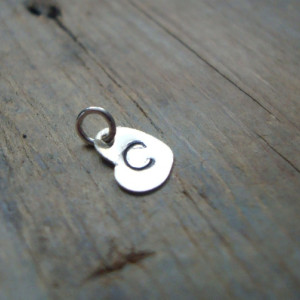 Add On Personalized Initial Silver Charm
