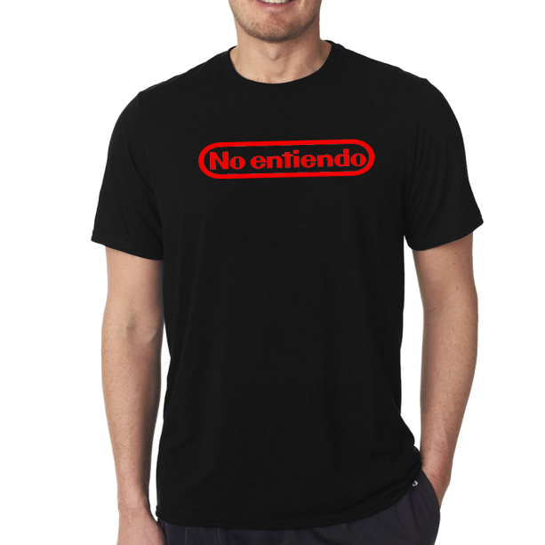Nintendo Geek T-Shirt (Spanish Parody)