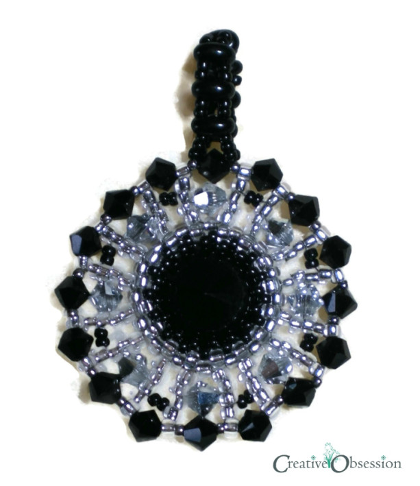 Black Crystal Pendant