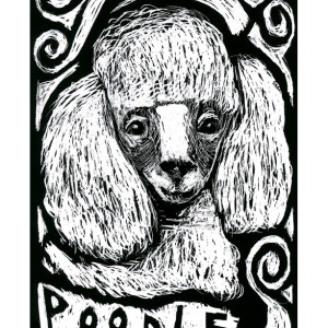 FOUR Itty Bitty ACEO collector Prints - Toy dogs 2