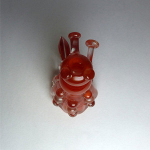 Glass Dalek in Swirly Red
