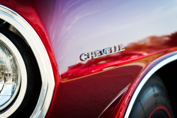 Classic Chevy Chevelle - Classic Automobile - 12 x 18 Fine Art Print 